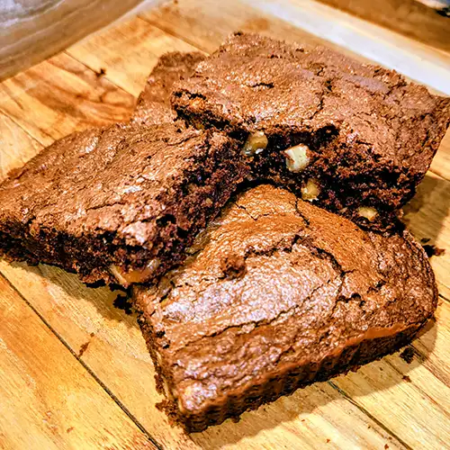 Brownies chocolat et noix (la part)